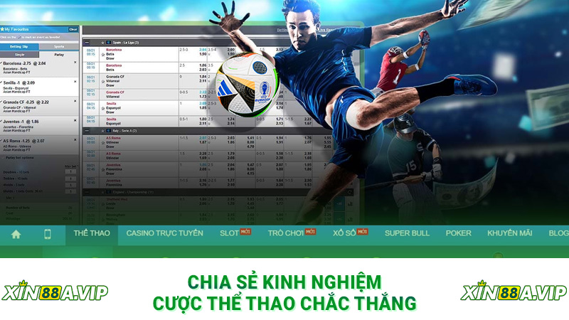 Chia sẻ kinh nghiệm cược thể thao chắc thắng