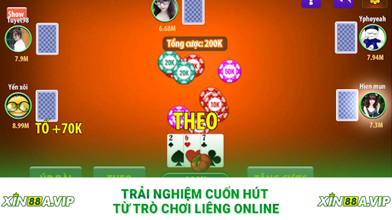 Trải nghiệm cuốn hút từ trò chơi Liêng online